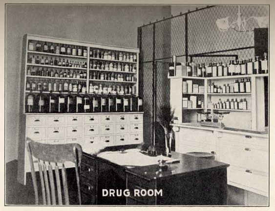 State Hospital, Raleigh NC - Drug Room